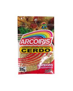 Condimento para cerdo Arcoiris, 25 grs