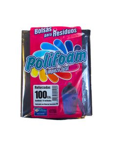 Bolsa para residuos Polifoam Reforzadas, 100lts