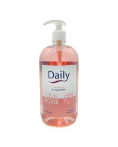 Jabón líquido de glicerina Daily Pink Rose, 1Lt