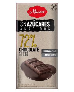Chocolate Be Fit negro sin azucares añadidos, 75 grs