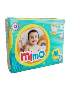 Pañales absorbentes para Bebe Mimo M 58 unidades