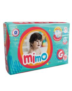 Pañales Super Absorbentes para Bebe Mimo G 50 unidades