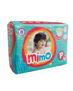 Pañales Super Absorbentes para Bebe Mimo Mini Pack P 11 unidades