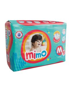 Pañales Super Absorbentes para Bebe Mimo Mini Pack M 10 unidades