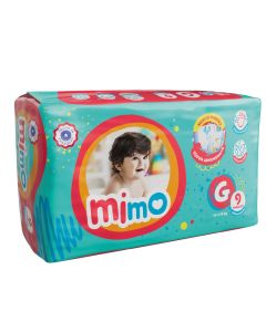 Pañales Super Absorbentes para Bebe Mimo Mini Pack G 9 unidades
