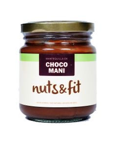 Mantequilla de maní Nuts & Fit Chocomani, 230 grs