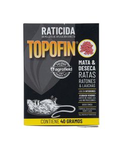 Raticida en Pellets Topofin, 40gr