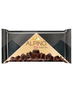 Chocolate Alpino black top, 90 gr