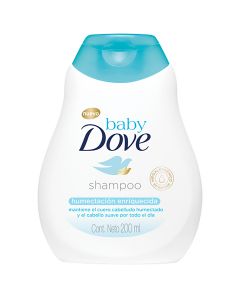Dove baby shampoo humectación enriquecida, 200ml