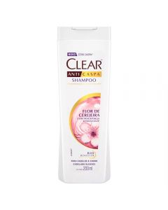 Shampoo Clear Women anticaspa flor de cerejeira, 200 ml