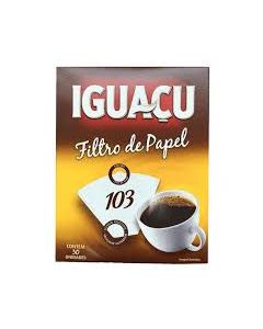 Filtro de papel para Café Iguazu nro 102, 30 unidades