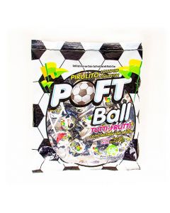 Chupetin con chicle Poft Ball Tutti Frutti, 480 grs