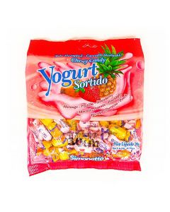 Caramelo Simonetto masticable yogurt 200 Gr.