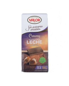 Chocolate Valor leche con mousse avellana, 100 gr