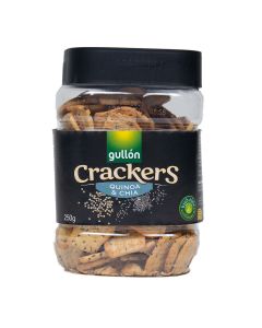 Mini cracker Gullon con semillas de quinoa y chia, 250 grs