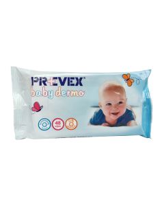Toallitas húmedas Prevex Baby Dermo, 48 unidades