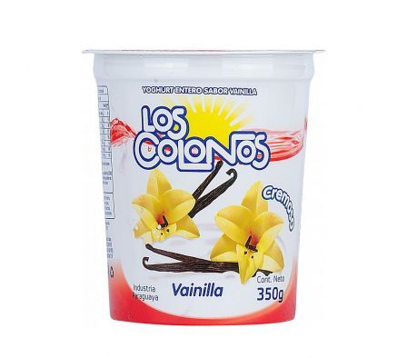 Yogurt dietetico de vainilla Los Colonos, 350 gr